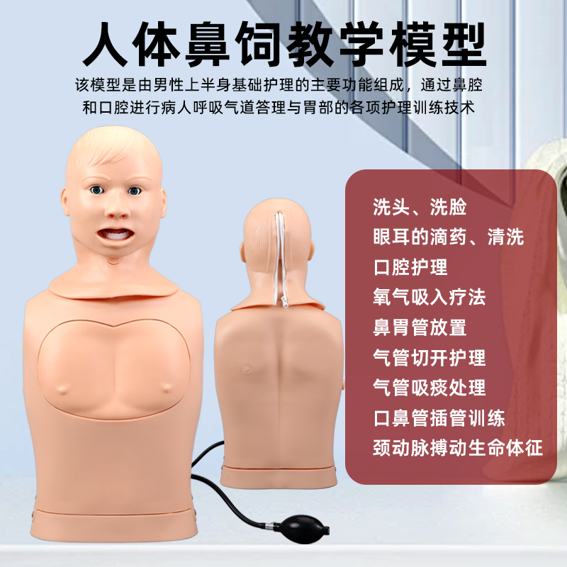 鼻胃管与气管护理模型鼻饲